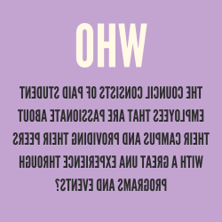 该委员会由带薪的学生雇员组成，他们对校园充满热情，并通过项目和活动为同龄人提供一个伟大的UNA体验?